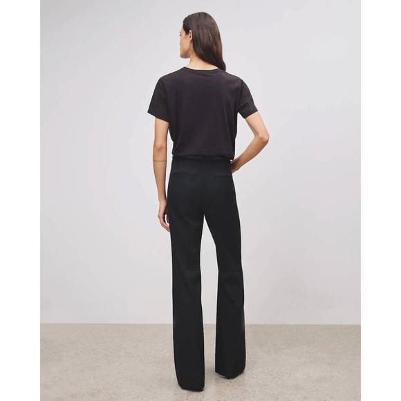 NEW NILI LOTAN arielle high-rise pant in black - Picture 5 of 5